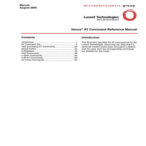 Comandos at modem_lucent_venus_crm