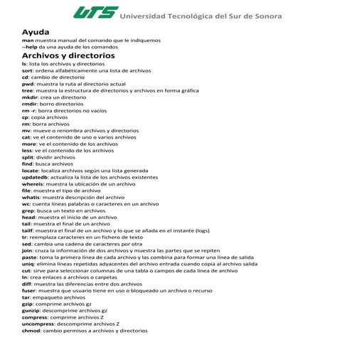 Comandos Básicos en GNU/Linux