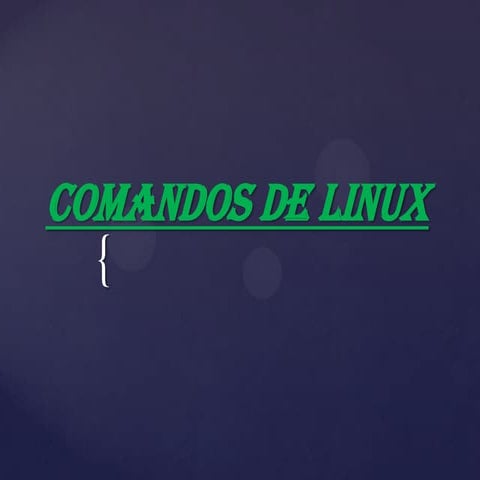 Comandos de linux