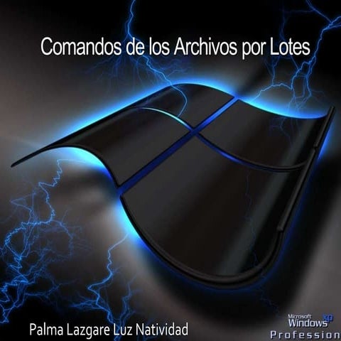 Comandos de los archivos por lotes equipo 2