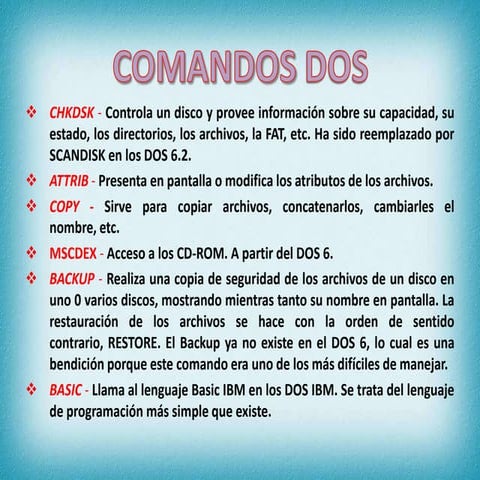 Comandos dos