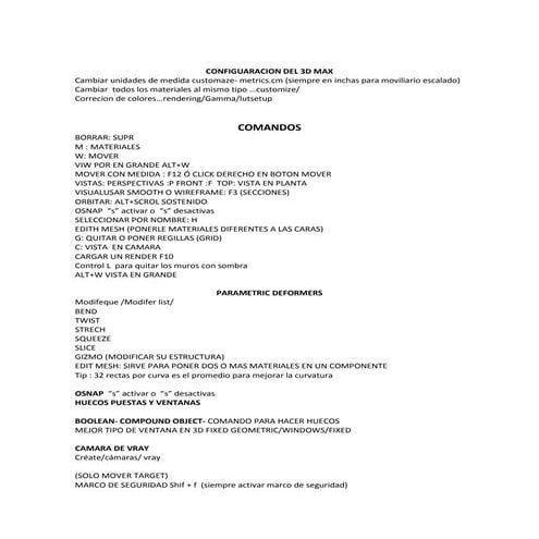 Comandos y tema de 3 dmax y vray curso arqmodel