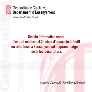 Com aprenem a llegir i escriure en ...