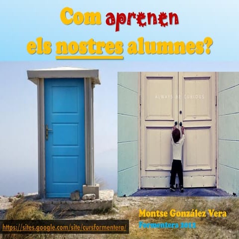 Com aprenen els alumnes?