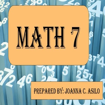 Classroom observation mathematics 7.pptx