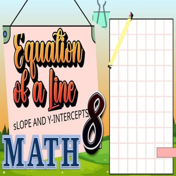 Understanding Slope and Y-Intercepts: Graphing Linear Equations in Real ...