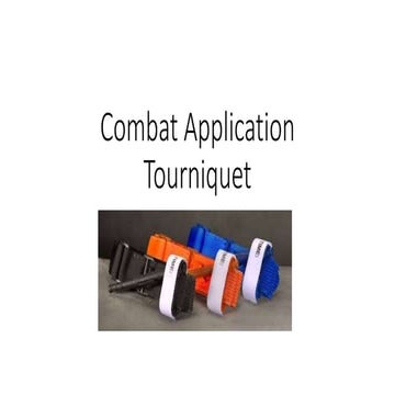 Combat application tourniquet