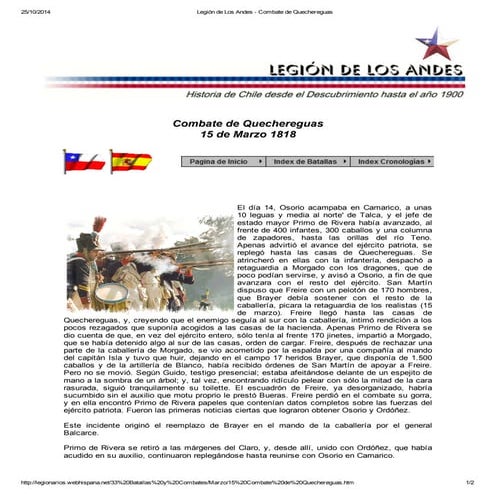 Combate de quechereguas PDF