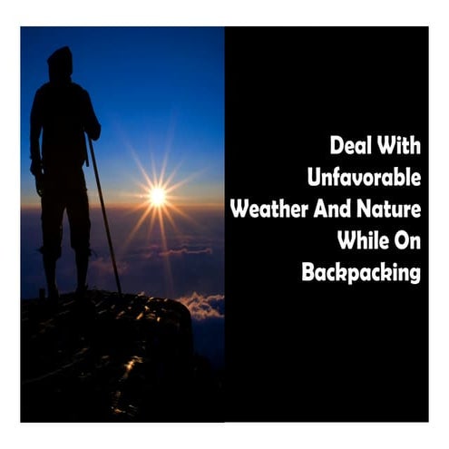 Combating Weather While Backpacking Pdf