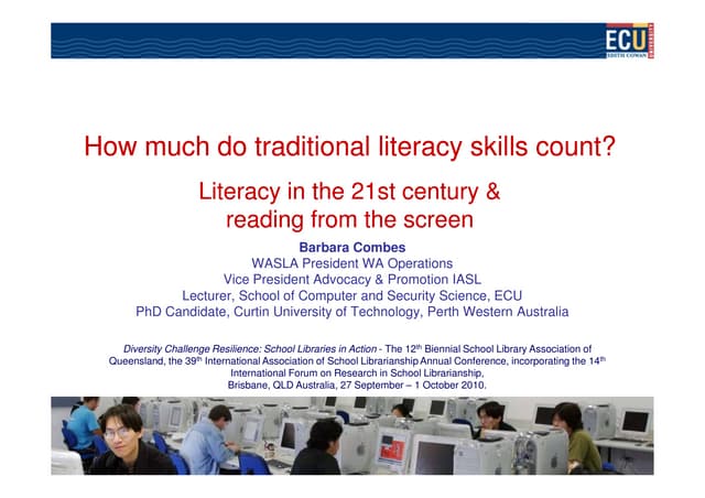 How much do traditional literacy sk...