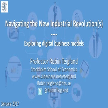 New Industrial Revolution and Digital Business Models