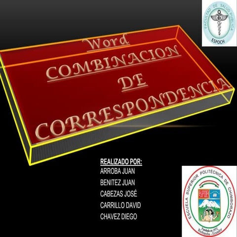 Combinacion de correspondencia