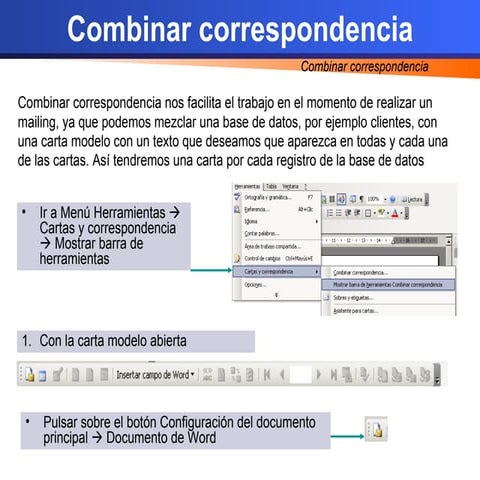 Combinar correspondencia