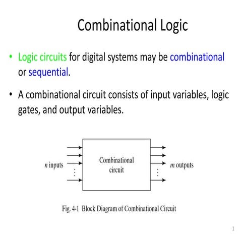 combinational circuits dispositivos .ppt