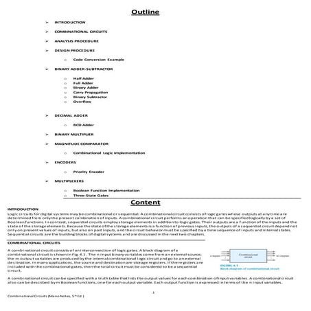Combinational circuits
