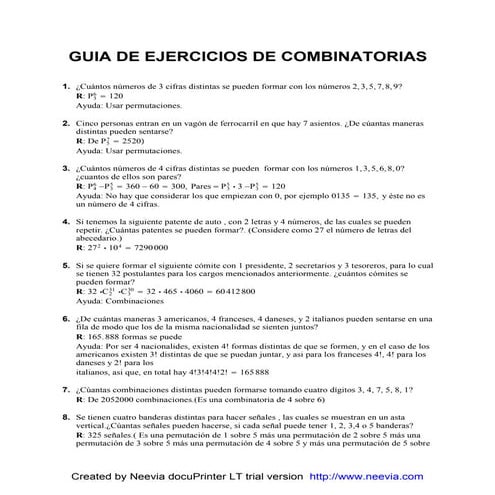 Combinatoria