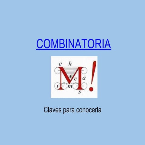Combinatoria