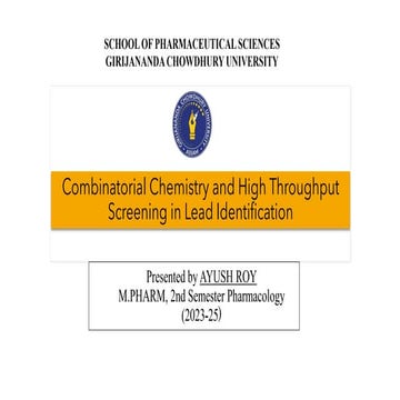 Combinatorial chemistry and HTS in lead identification.pdf