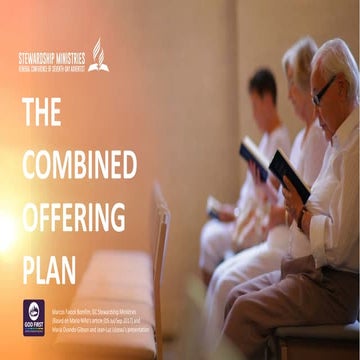 combined Offering Plan or COP of Seventh-Day Adventist