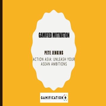 Export journey and insight into gamification