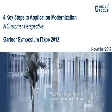 Micro Focus and ICWA Gartner PPT