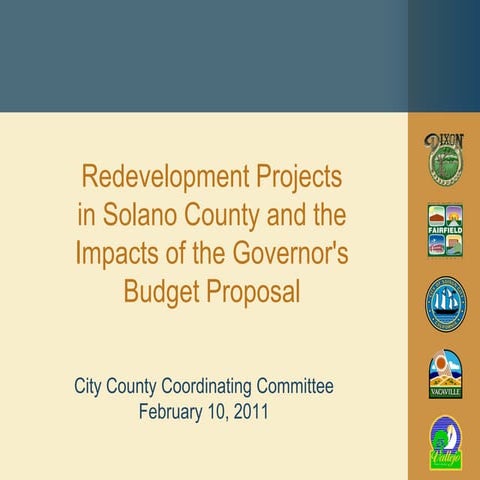 Solano County RDA Presentation