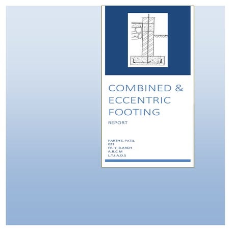 Combined & Eccentric Footing
