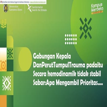 Combined Head and Abdominal Blunt Trauma in the Hemodynamically unstable Patient.en.id.pptx