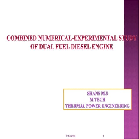 Combined numerical experimental study of dual fuel diesel engine to discuss t...
