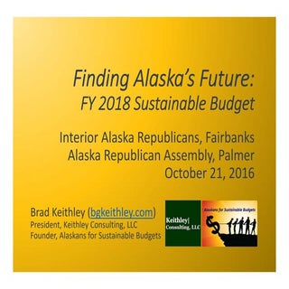 Finding Alaska's Future: The FY 201...
