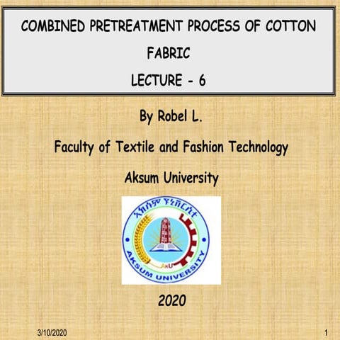 Combined pretreatment lecture 6