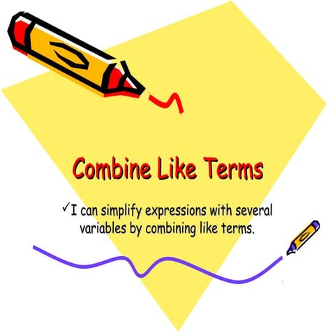 Combine liketerms