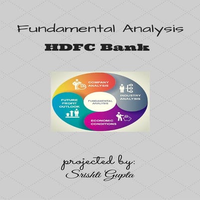 Fundamental Analysis- HDFC Bank