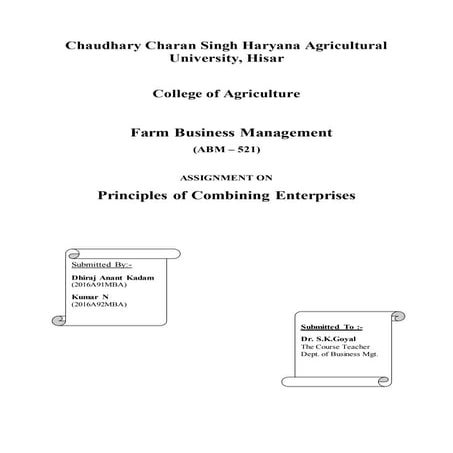 Farm Management - Product-Product Relationship
