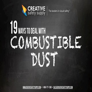 19 Ways to Deal With Combustible Dust