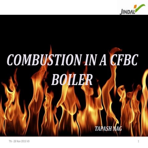 Combustion in a CFBC Boiler