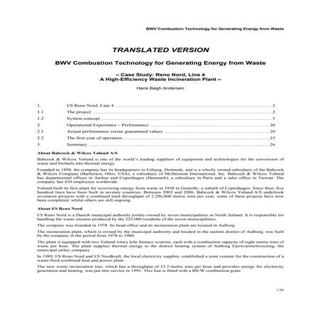Combustion technology for generating energy from waste