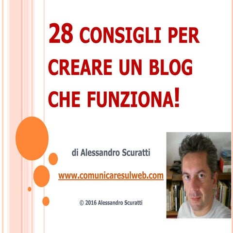 Come creare un blog che funziona in 28 mosse!