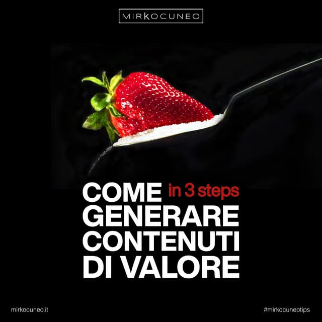 Come generare contenuti di valore