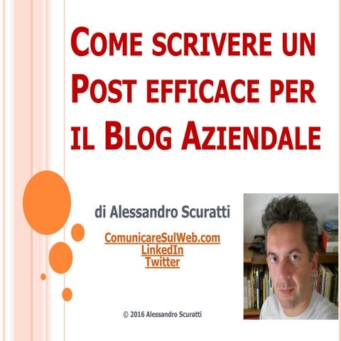 Come scrivere un post efficace sul blog aziendale