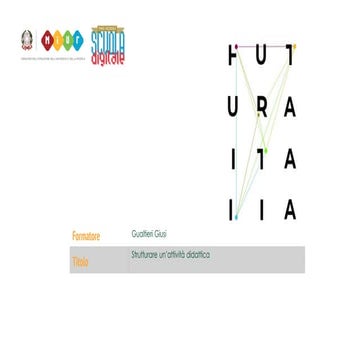 Come creare un attivita didattica futura