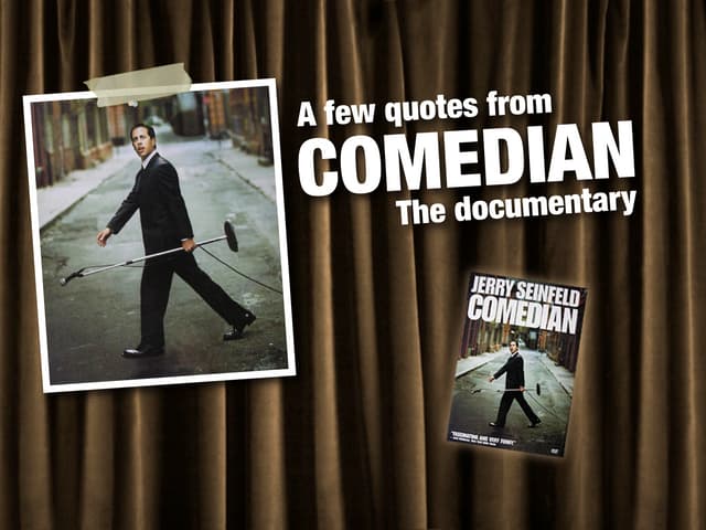Quotes & Lessons from "Comedian"