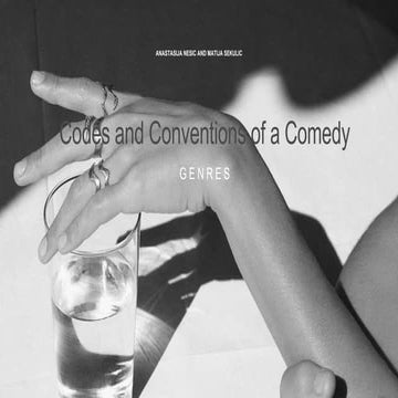 Codes and Conventions of a Comedy