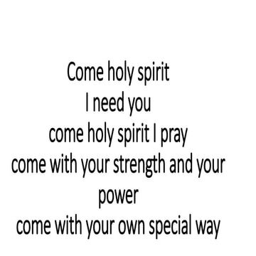 Come holy spirit.pptx
