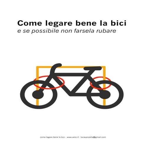 Come legare bene la bici e non farsela rubare | PDF