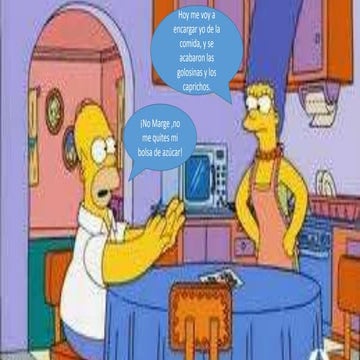 Comemos con los simpsons