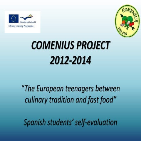 Spanish students self-evaluation 