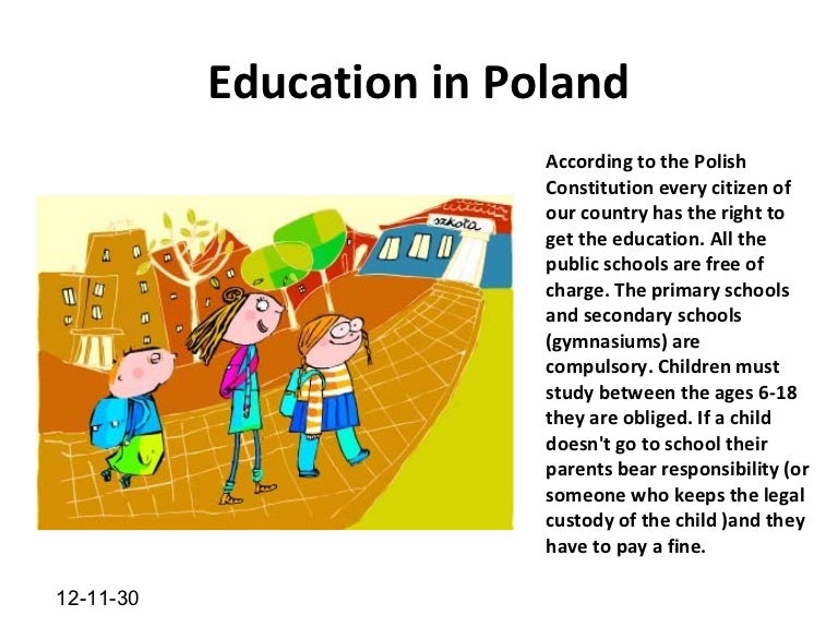 The system of education in Poland