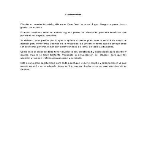 Comentario