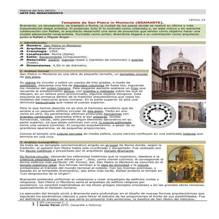 San pietro in Montorio (BRAMANTE)